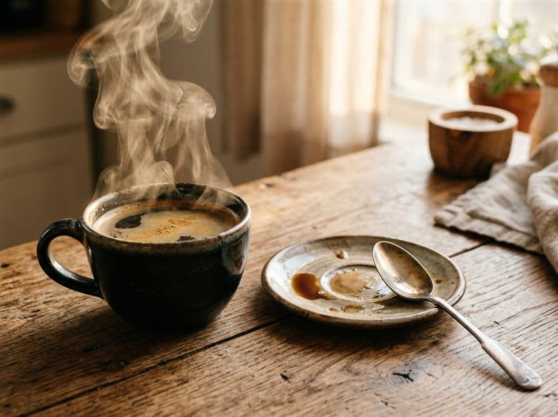 Taza de café, uno de los hábitos que manchan los dientes