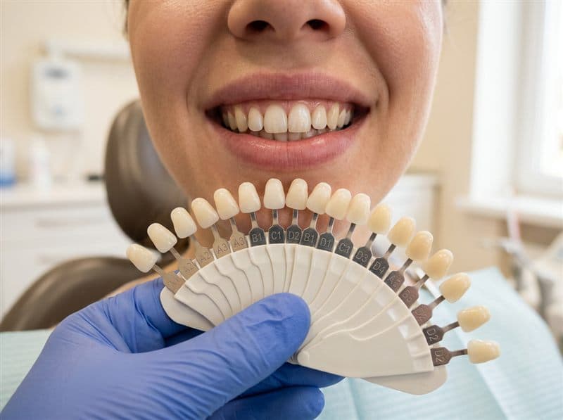 Revisión de tinciones internas del diente en una consulta dental de Chantada