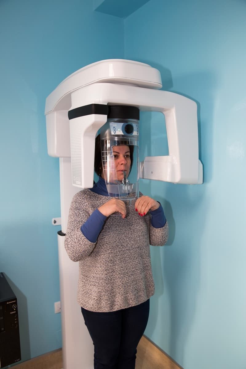 Radiografía panorámica dental en la clínica de Chantada