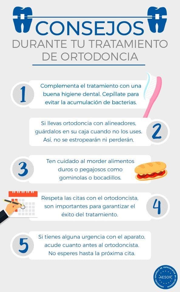 ¿Vas a empezar un tratamiento de ortodoncia? Aquí tienes cinco consejos que te ayudarán durante este proceso.